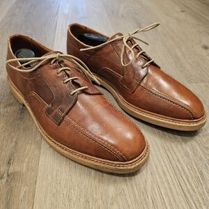 Allen Edmonds BRUCE Tan Leather Oxfords Size 9